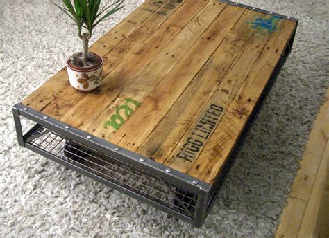 metal pallet coffee table ideas